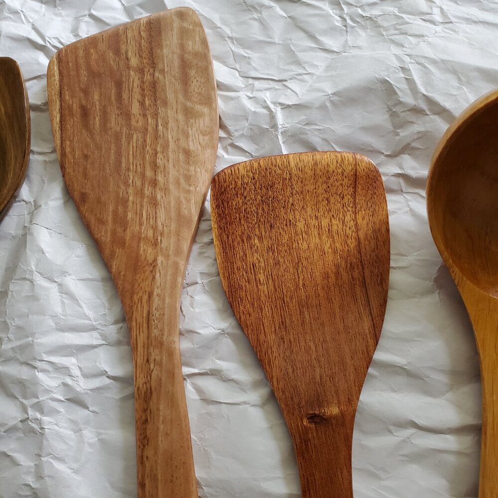 NWOT  Wooden kitchen cutlery（7pcs） - Picture 10 of 12